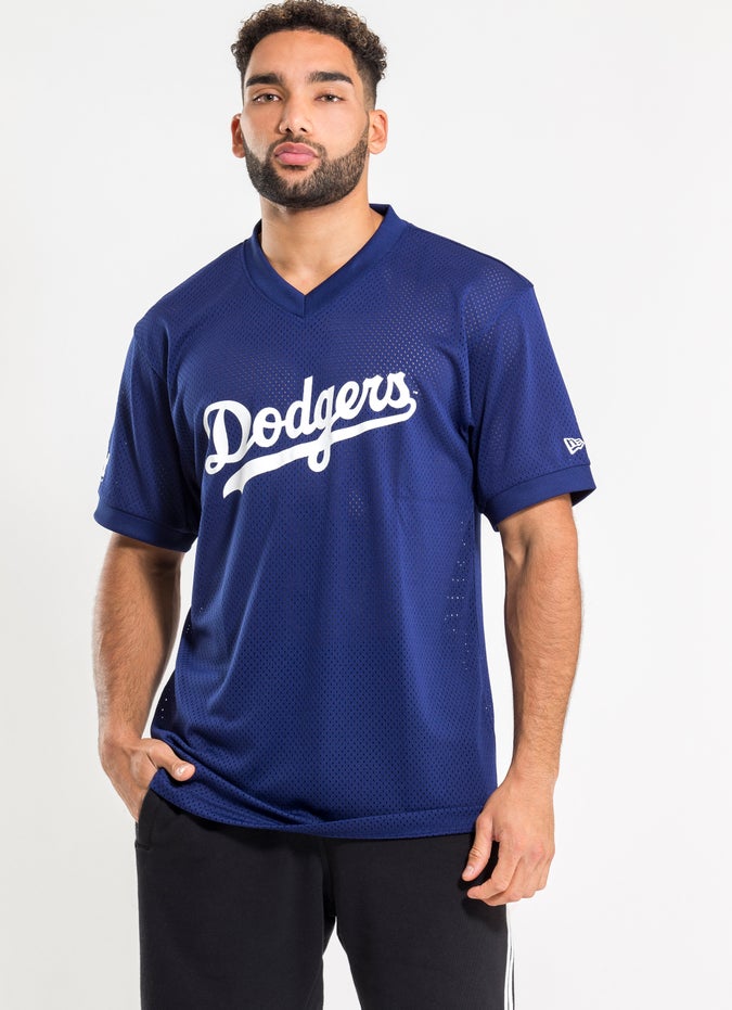 New Era MLB Los Angeles Dodgers Oversize Wordmark Mesh Jersey