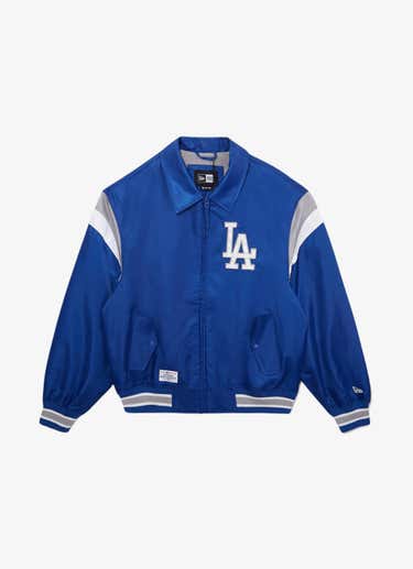 New Era Mlb Los Angeles Dodgers Retro Stadium Jk51 Jacket in Blue