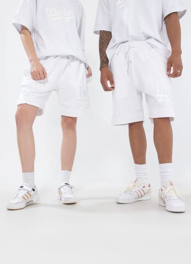 New Era Mlb Los Angeles Dodgers Tonal Pack Shorts in White