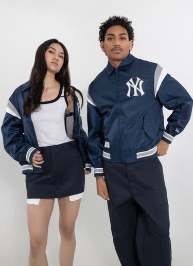 New Era Mlb New York Yankees Retro Stadium Jk51 Jacket in Blue