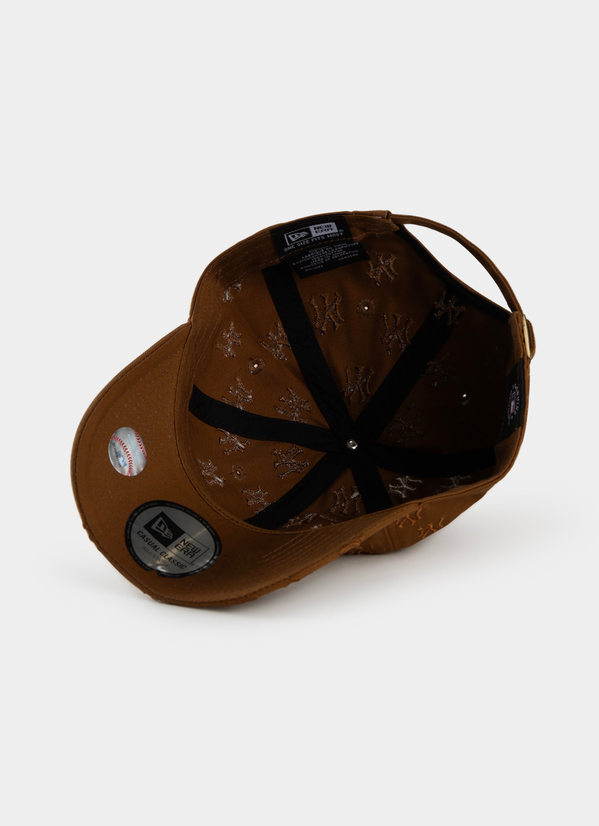 NEW ERA ★ New York Yankees Seasonal Tonal Casual Classic NY New Era New York Yankees MLB League Essential Tonal Walnut