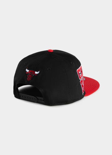 New Era Nba 9fifty Chicago Bulls Bigtime Snapback Cap in Black