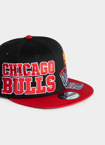 New Era Nba 9fifty Chicago Bulls Bigtime Snapback Cap in Black