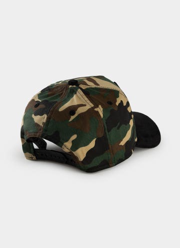 New Era Nba 9forty A-frame Chicago Bulls Camo Cord Snapback Cap in Green