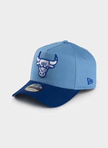 New Era Nba 9forty A-frame Chicago Bulls Deep Freeze Snapback Cap in Blue