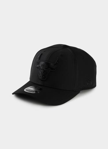 New Era Nba 9seventy Chicago Bulls Stretch Double Black Pro Light Snapback in Black