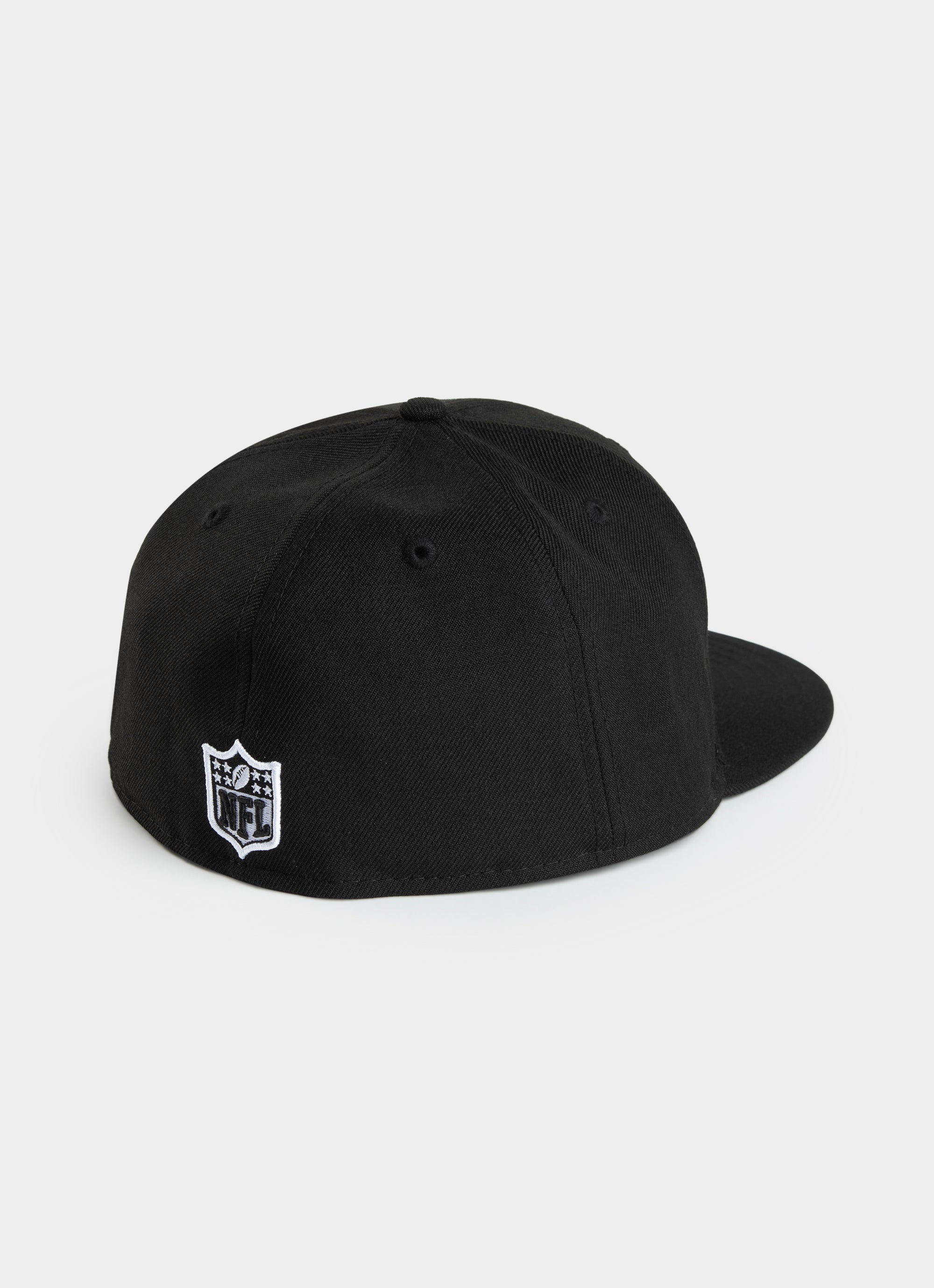 New Era Nfl 59fifty Las Vegas Raiders Official Team Colour Fitted Cap in Black