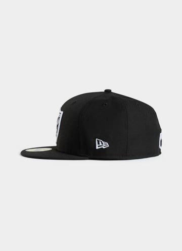 New Era Nfl 59fifty Las Vegas Raiders Official Team Colour Fitted Cap in Black