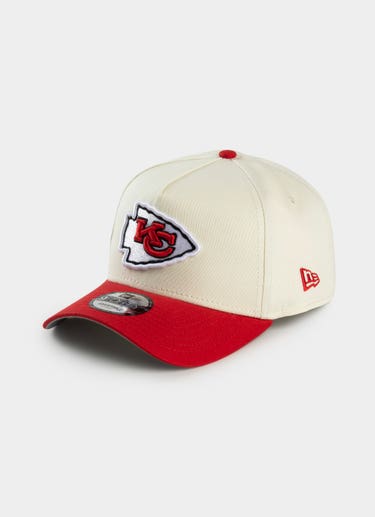 New Era Nfl 9forty A-frame Kansas City Chiefs Superbowl 2-tone Snapback Cap in White