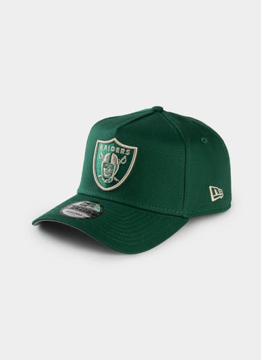 New Era Nfl 9forty A-frame Las Vegas Raiders Deep Emerald Snapback Cap in Green