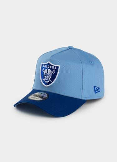 New Era Nfl 9forty A-frame Las Vegas Raiders Deep Freeze Snapback Cap in Blue