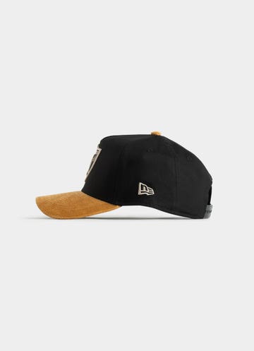 New Era Nfl 9forty A-frame Las Vegas Raiders Premium Wheat Snapback Cap in Black