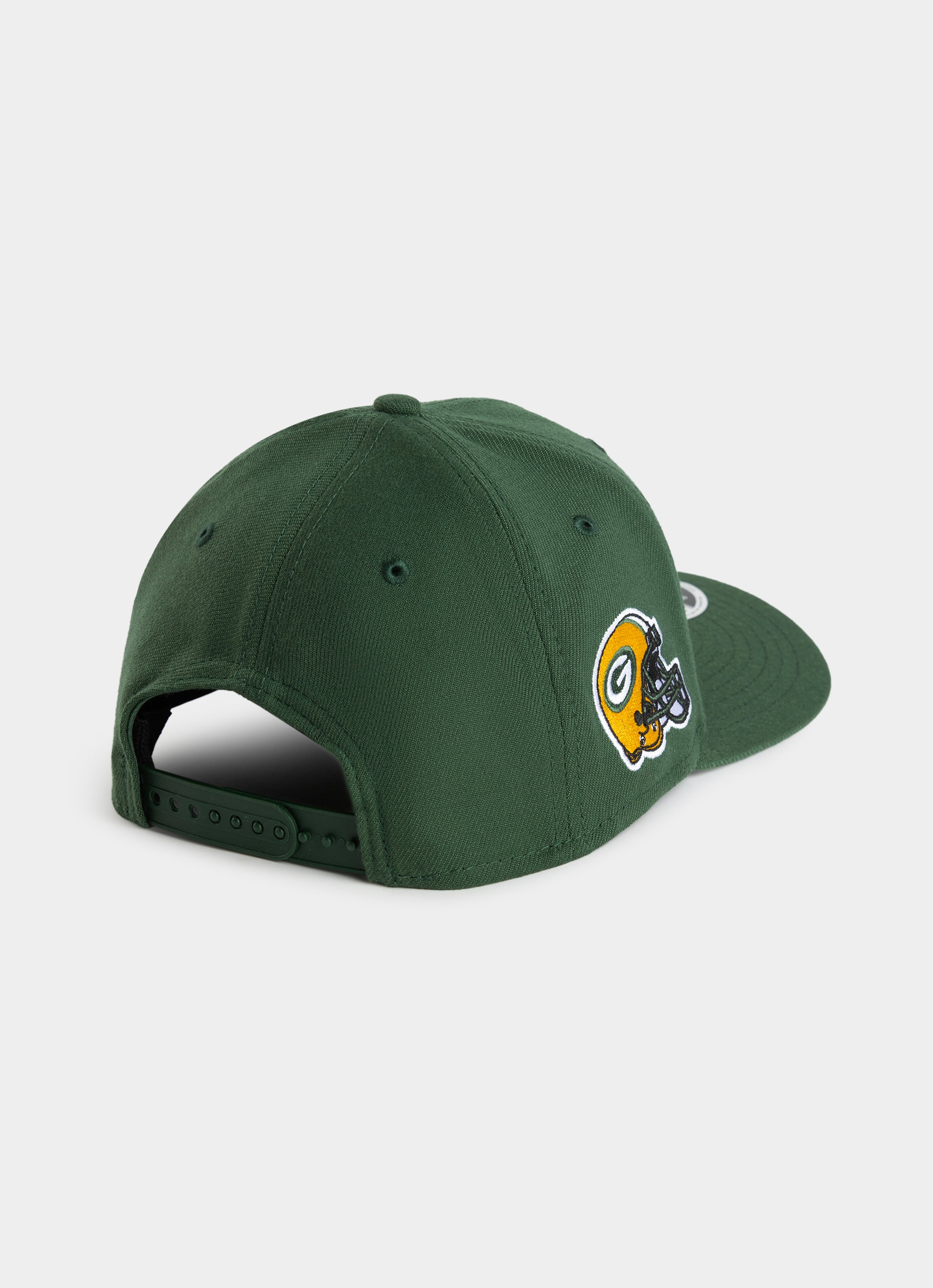 New Era Nfl 9seventy Green Bay Packers Side Helmet Snapback Cap in Green