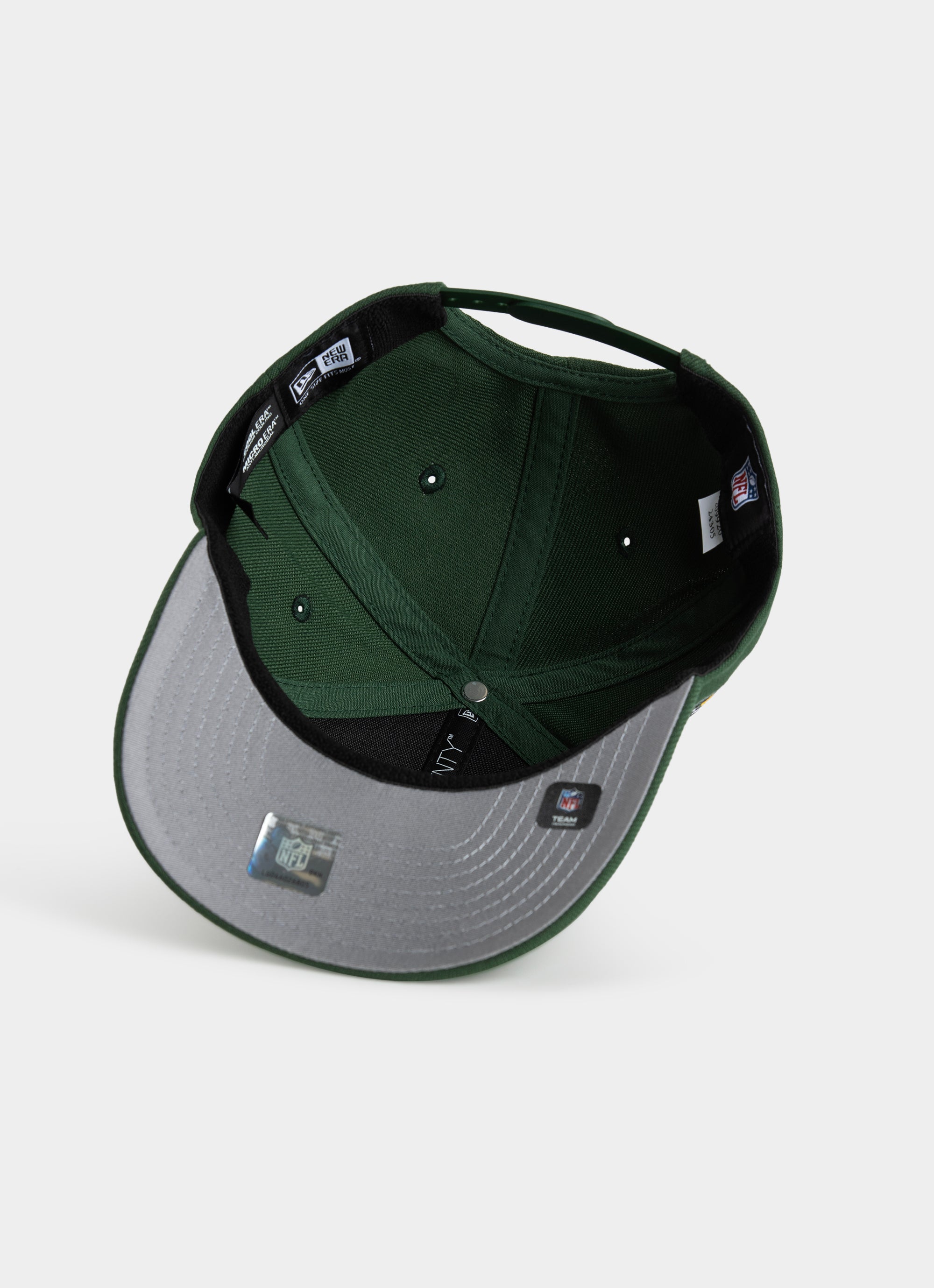 New Era Nfl 9seventy Green Bay Packers Side Helmet Snapback Cap in Green