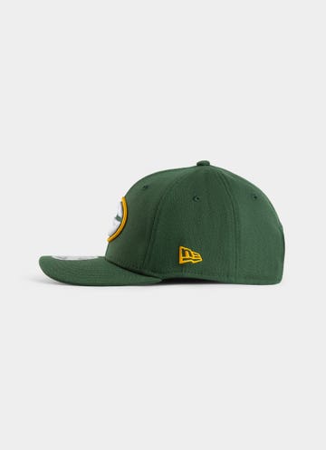 New Era Nfl 9seventy Green Bay Packers Side Helmet Snapback Cap in Green