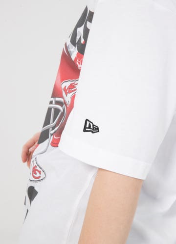 New Era Nfl Las Vegas Raiders Rivalry Oversized Tee in White