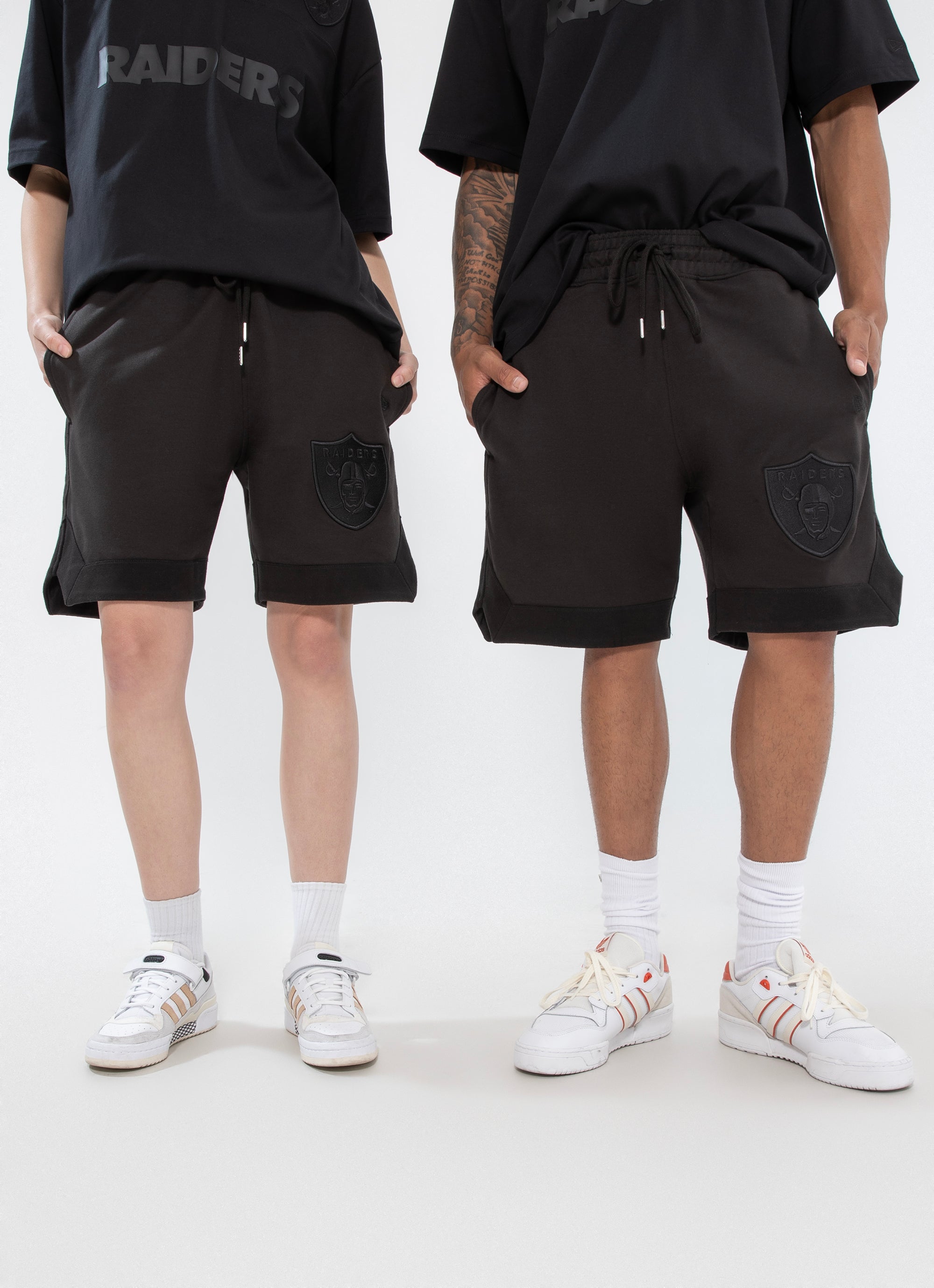 New Era Nfl Las Vegas Raiders Tonal Pack Shorts in Black