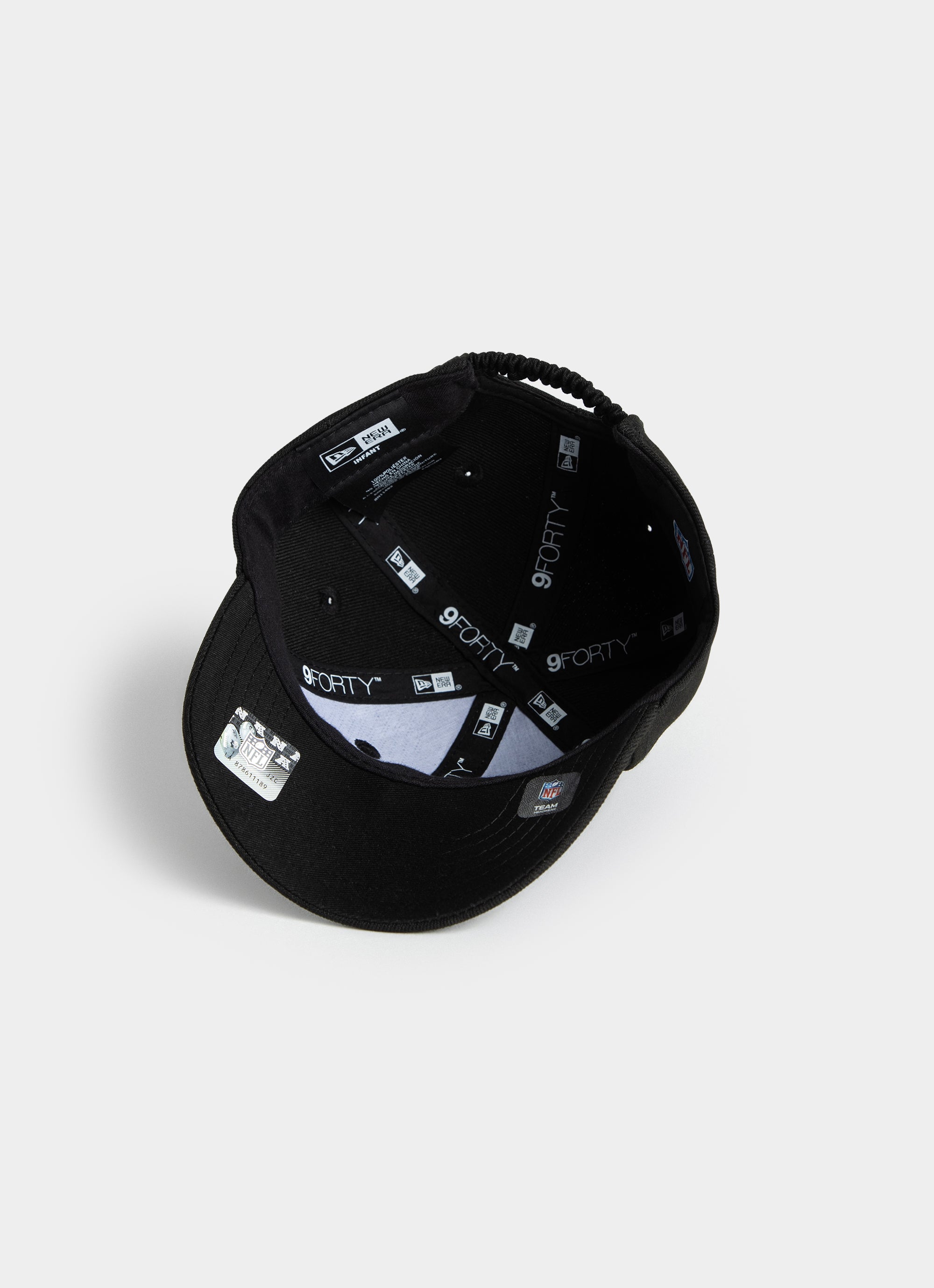 New Era Nfl My1st 9forty A-frame Evergreen Las Vegas Raiders Cap - Infant in Black