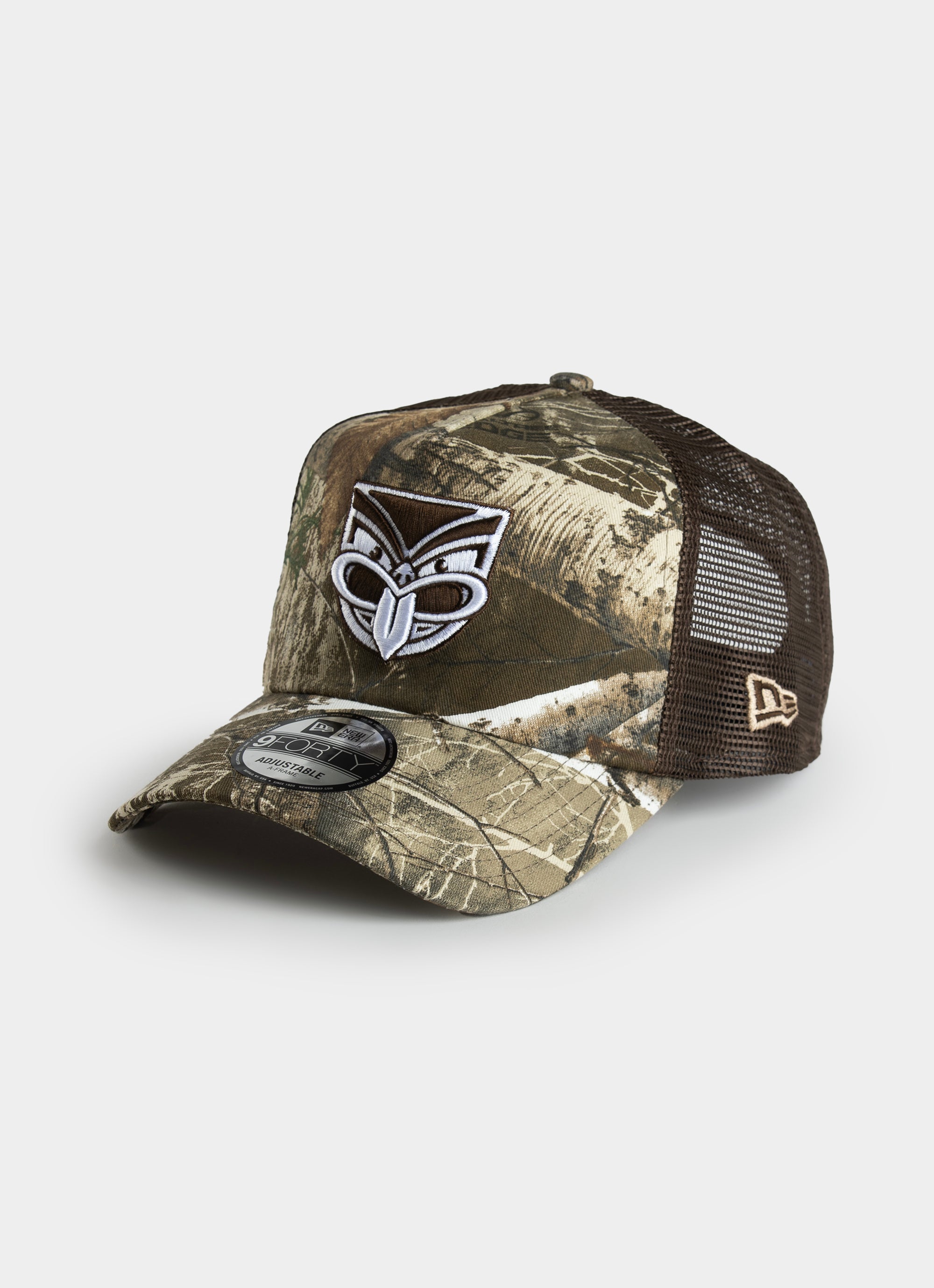 New Era Nrl 9forty A-frame New Zealand Warriors Realtree Trucker