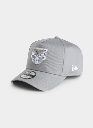 New Era Nrl 9forty A-frame New Zealand Warriors Snapback Cap in Grey