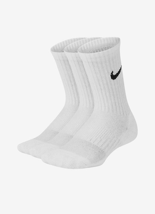 Nike Dri-fit Performance Basic Crew 3 Pk - Youth in White | Red Rat