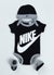 Nike Futura Hat/Bodysuit/Booties 3Pcs Set