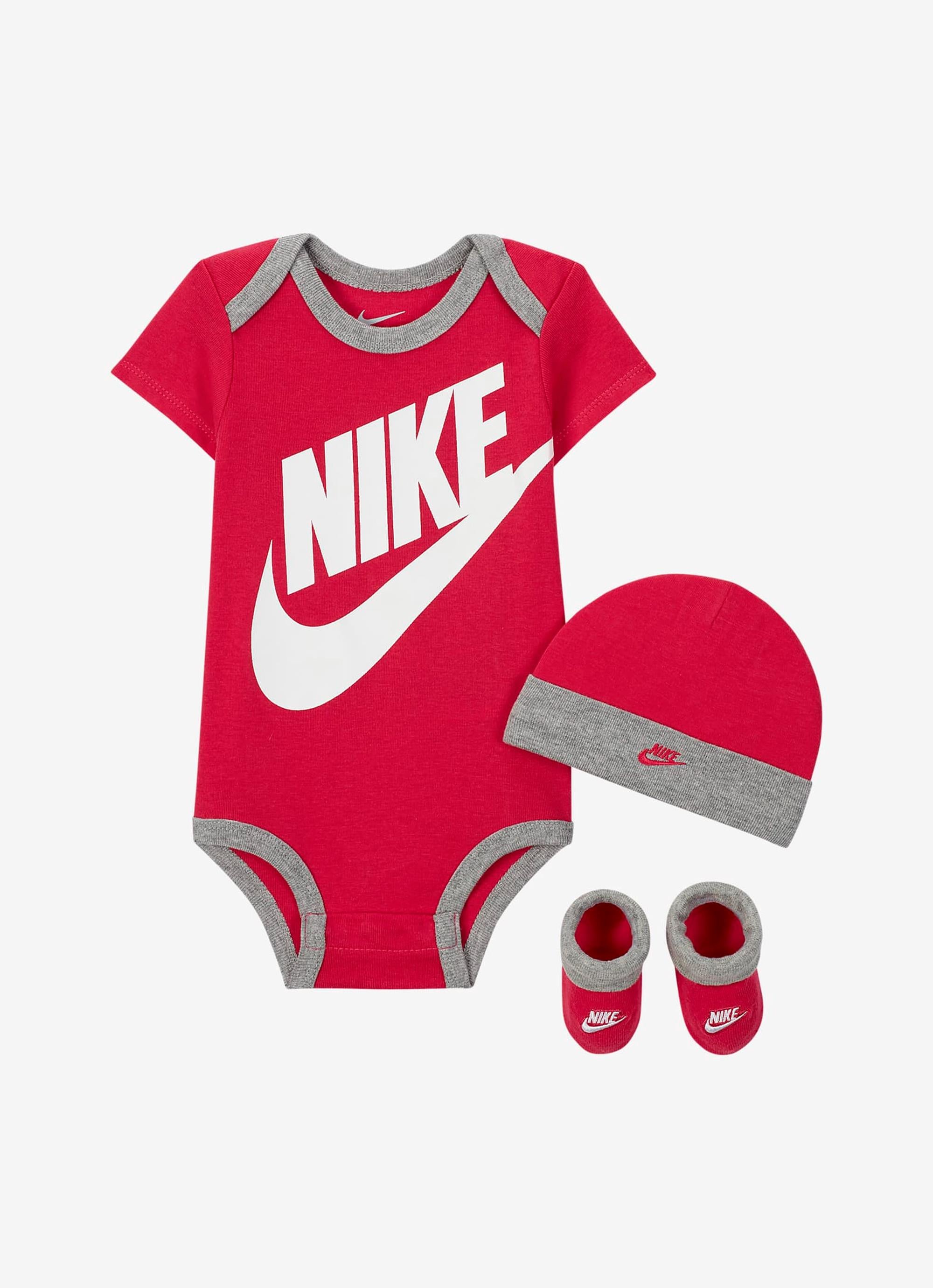 Letzte Preissenkung Nike Futura Logo Hat/body Suit in Pink | Bootie Red Infant Rat 3pc Set 