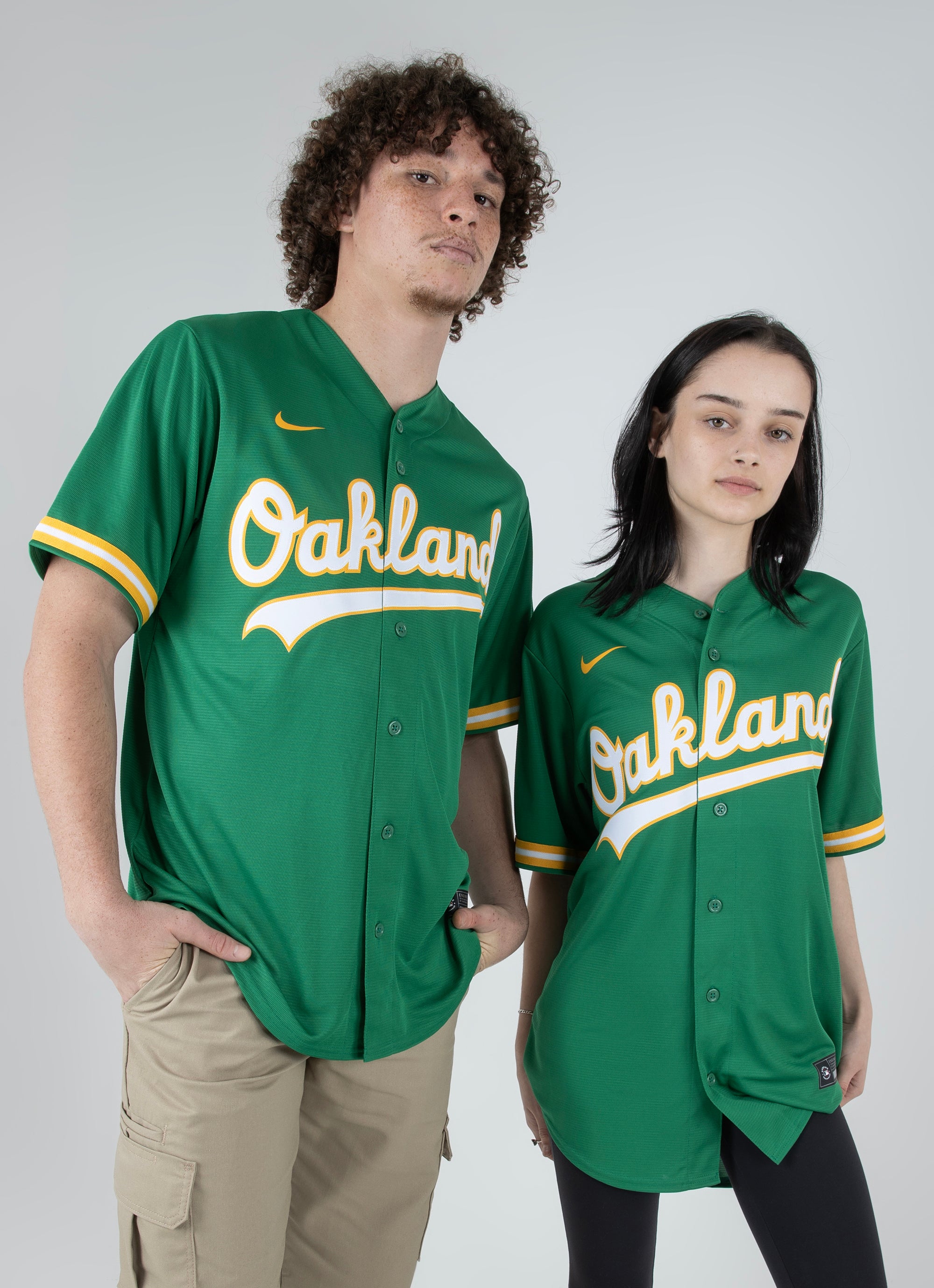 Nike MLB Nike Official Replica Alternate Jersey Oakland Athletics Green -  Dark Green