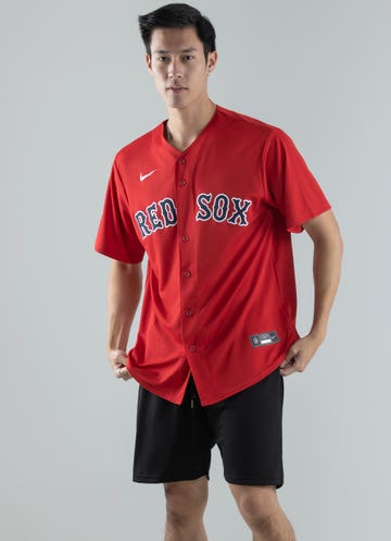 Nike X Mlb Boston Red Sox Baseball Jersey in Red