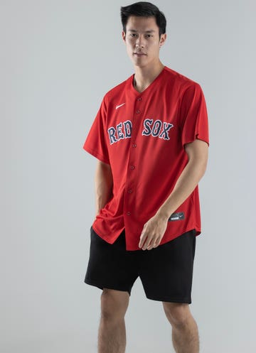 Nike MLB Boston Red Sox Fashion Replica Team Jersey Black - BLACK