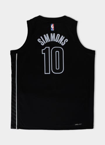 Unisex Jordan Brand Ben Simmons Black Brooklyn Nets Swingman Jersey - Statement Edition Size: Small