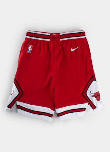 Nike X Nba Chicago Bulls Icon Swingman Shorts-youth in Red
