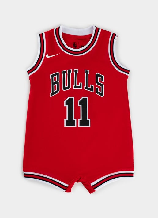 Nike X Nba Chicago Bulls Replica Onesie infant in Red Red Rat