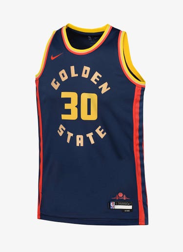 Nike X Nba Golden State Warriors Stephen Curry City Edition Swingman Jersey in Blue