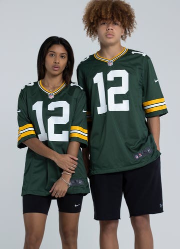 aaron rodgers green jersey