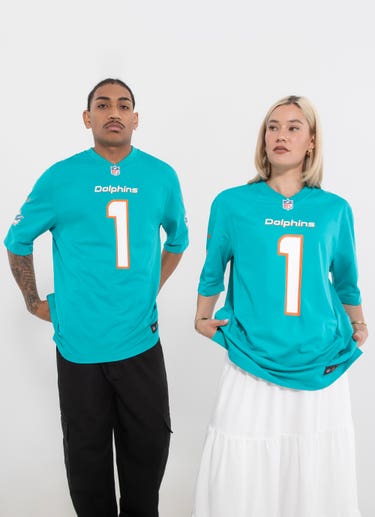 Nike X Nfl Miami Dolphins Tua Tagovailoa Home Game Jersey Tee in Green