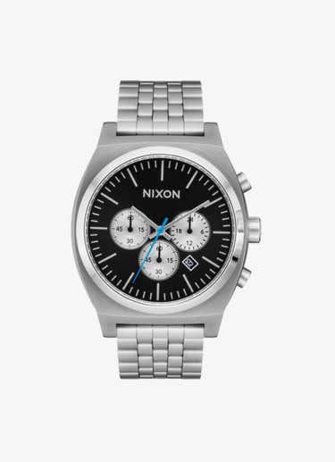 Nixon Time Teller Chrono in Silver