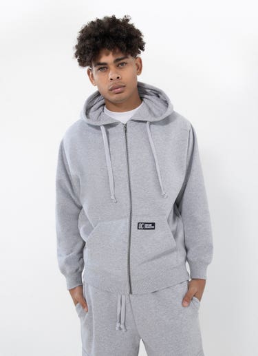 Outlaw Collective Dominate Hoodie Zip in Grey