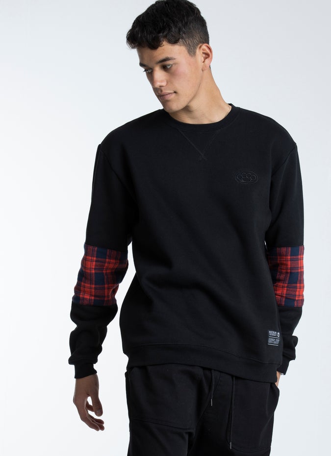 Outlaw Collective Panelled Sleeve Crew