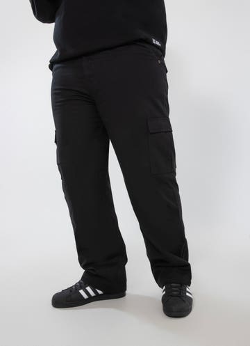 Outlaw Workwear Forge Cargo Pants - Fleece Lined - Big & Tall in Black