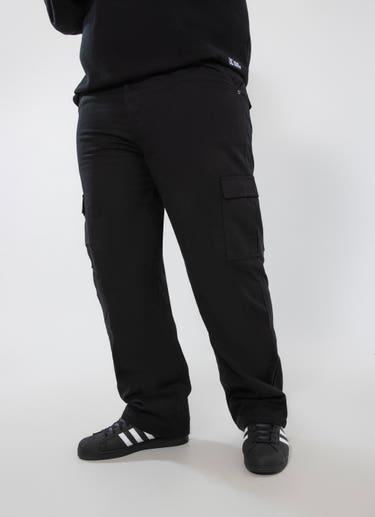 Outlaw Workwear Forge Cargo Pants - Fleece Lined - Big & Tall in Black