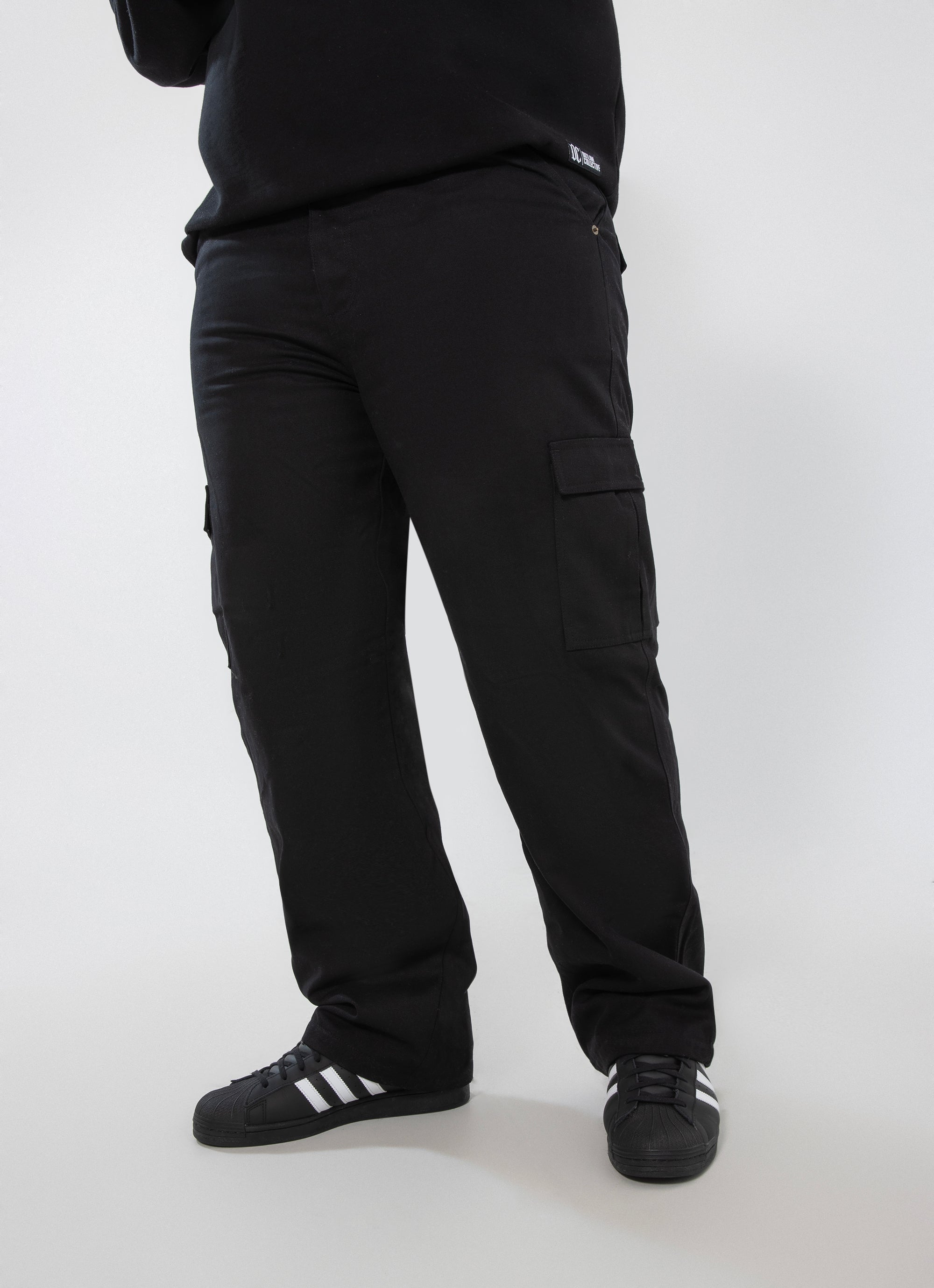Outlaw Workwear Forge Cargo Pants - Fleece Lined - Big & Tall in Black