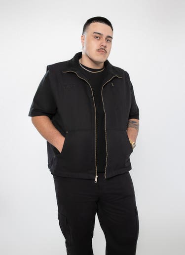 Outlaw Workwear Riders Vest - Big & Tall in Black