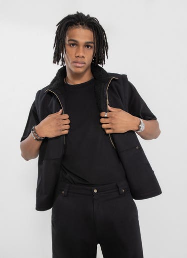 Outlaw Workwear Riders Vest in Black