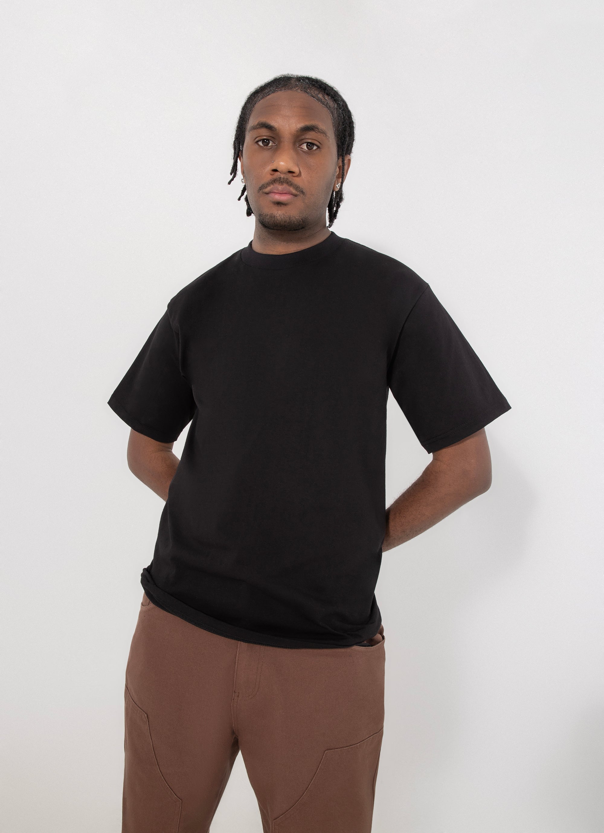 Proclub Heavy Weight Black T-shirt 