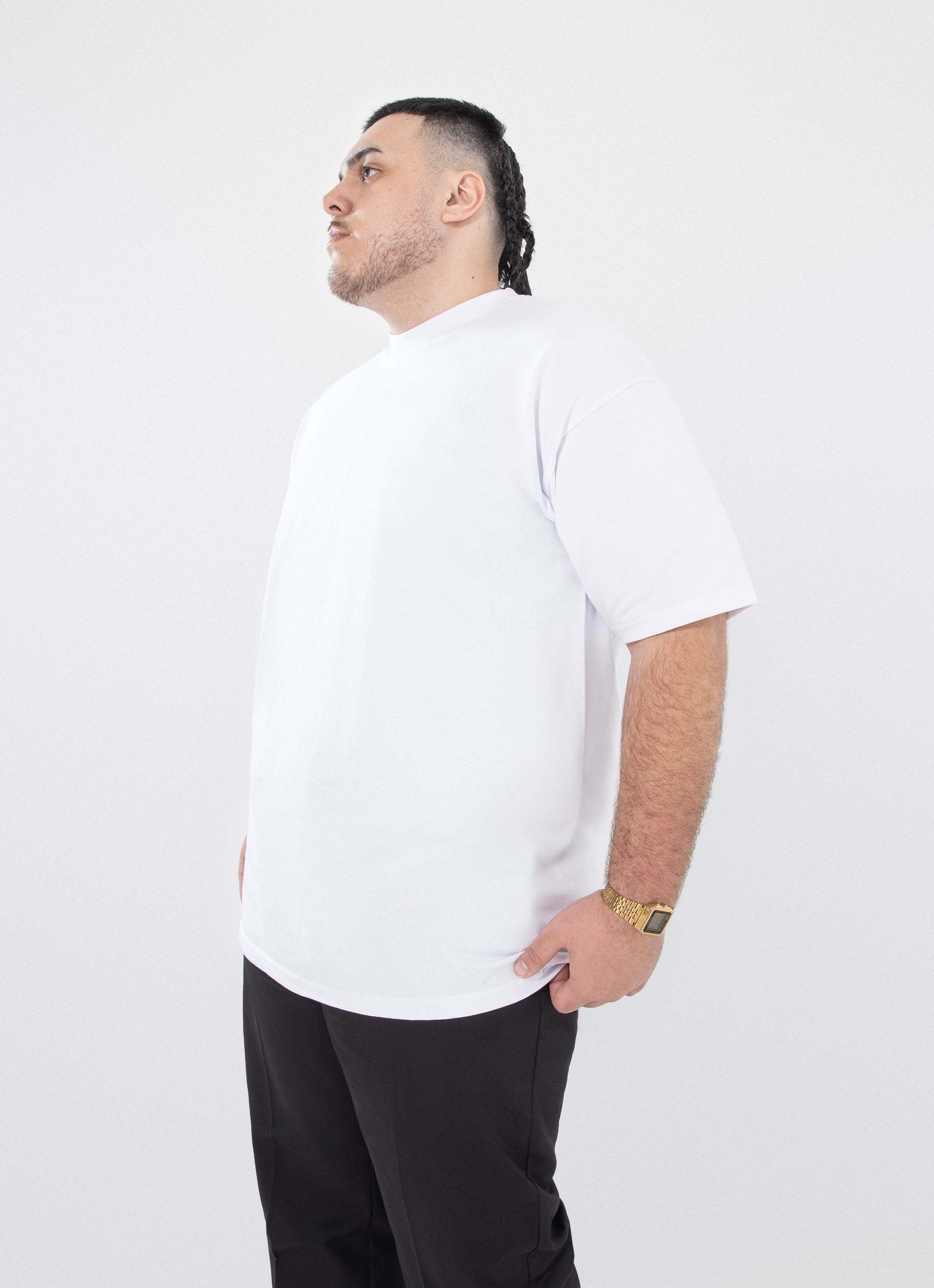Proclub Heavy Weight White T-shirt - Big & Tall in White