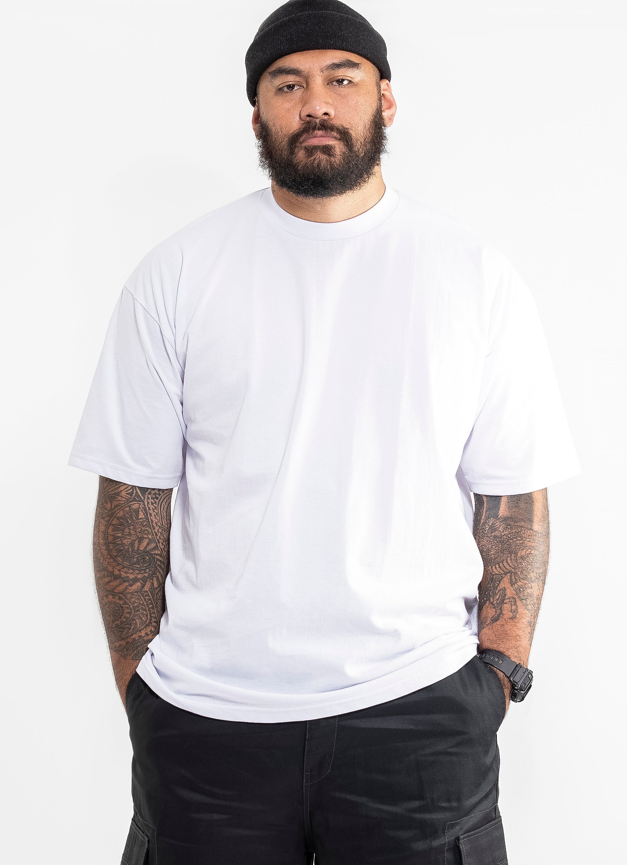 unearth Independence Brotherhood Proclub Heavy Weight White T-shirt - Big & Tall in Unknown | Red Rat
