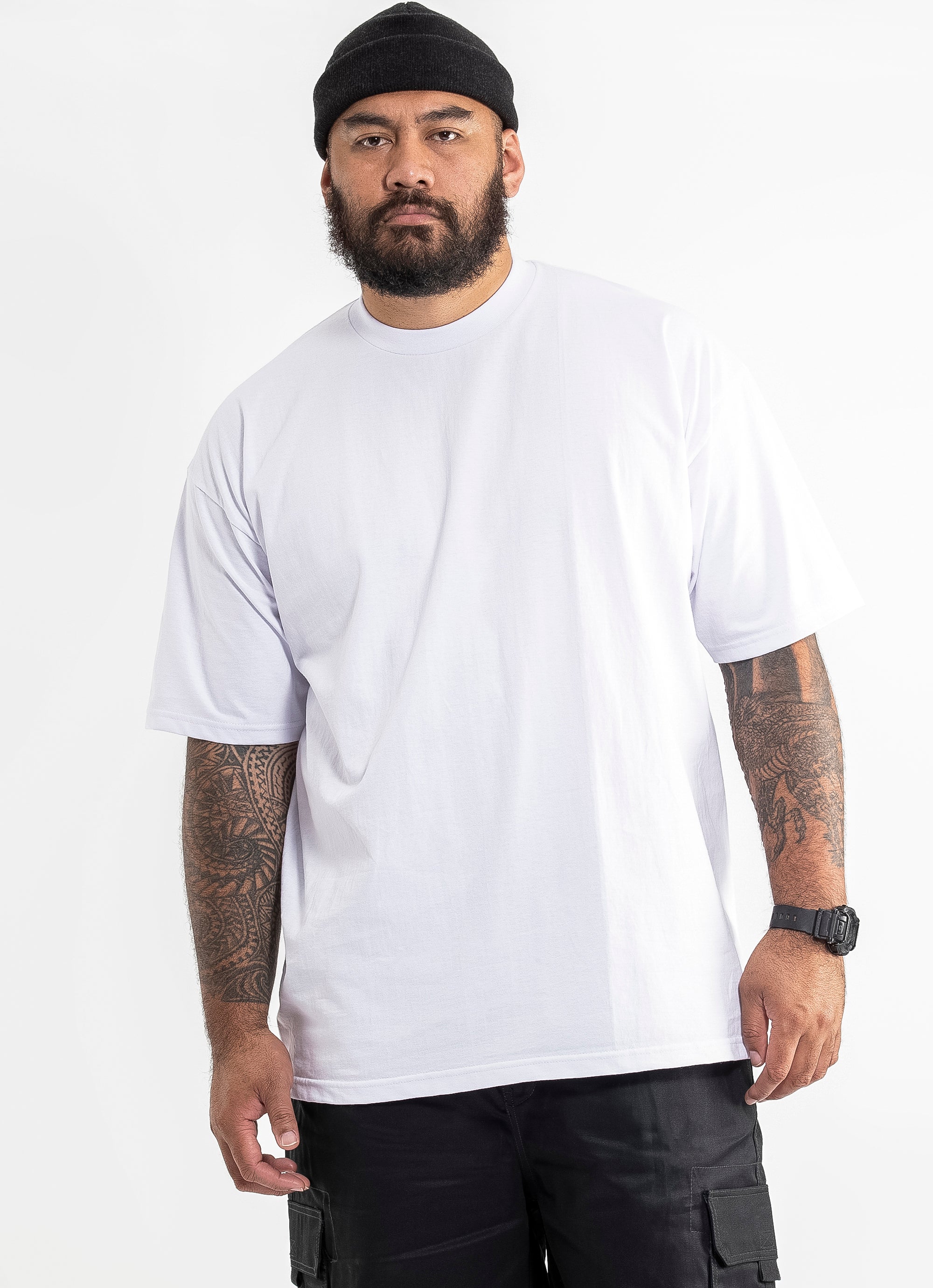 Proclub Heavy Weight White T-shirt - & Tall White | Red Rat