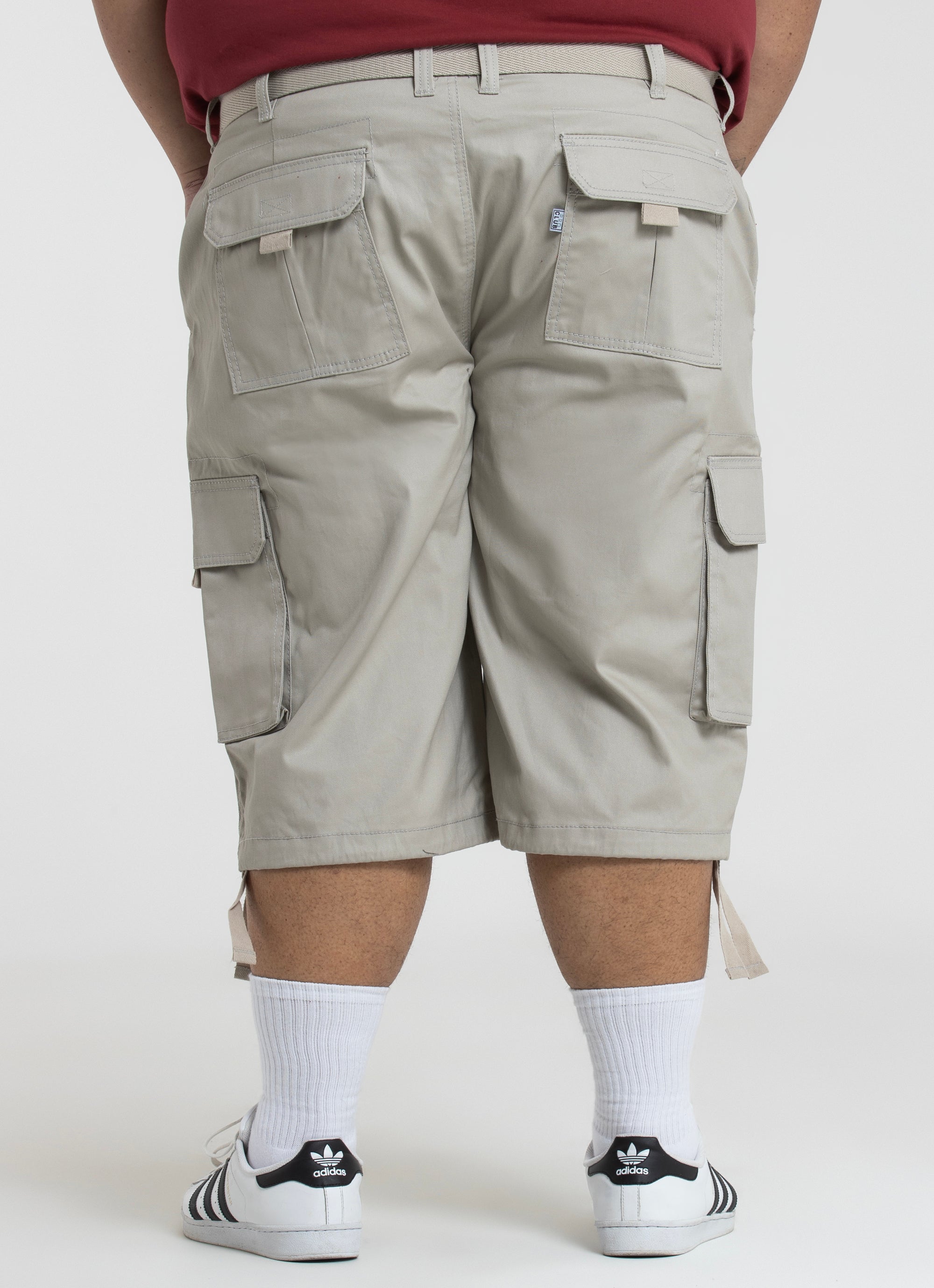 Proclub Twill Cargo Shorts - Big & Tall in Beige