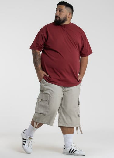 Proclub Twill Cargo Shorts - Big & Tall in Beige